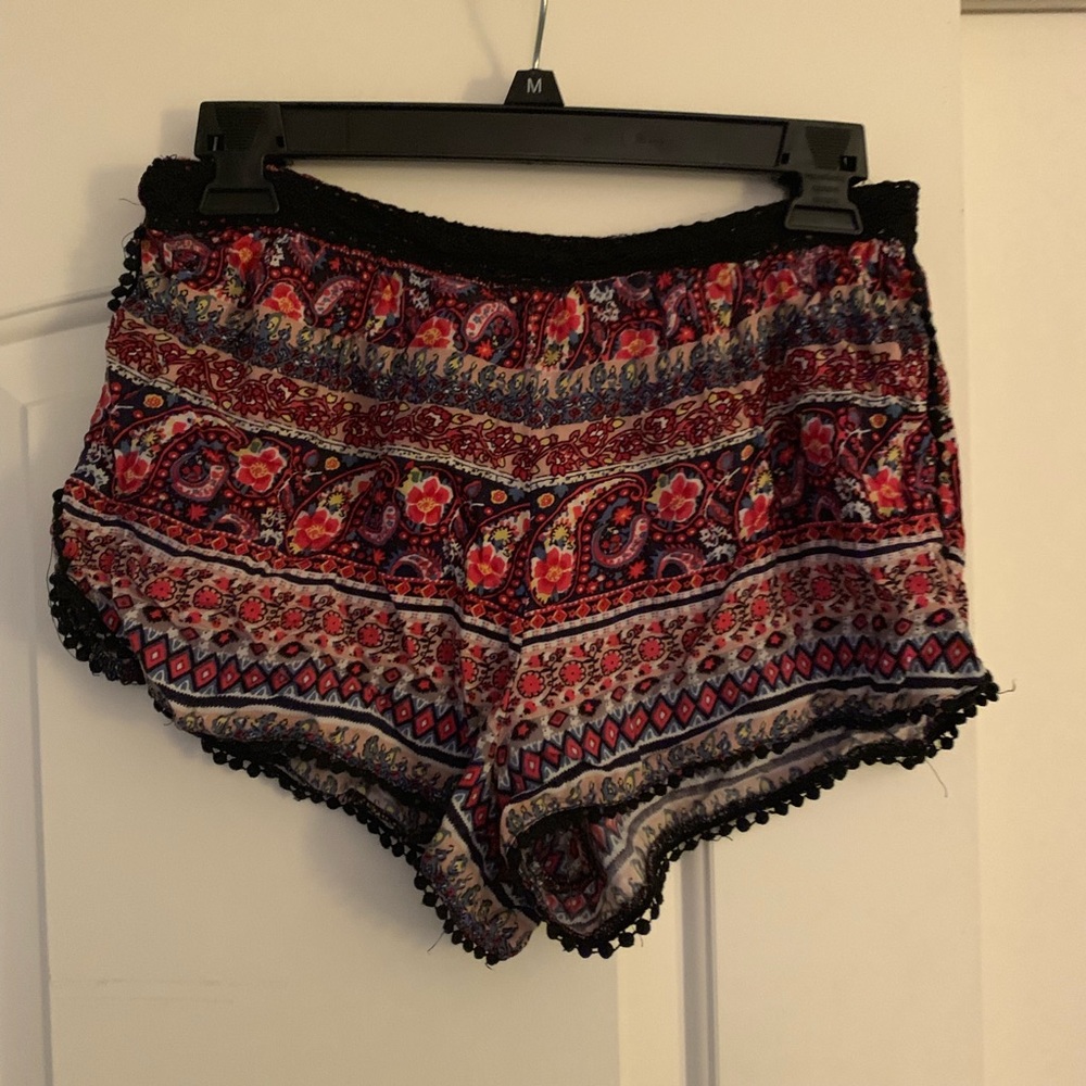 Fun Paisley Cotton Shorts